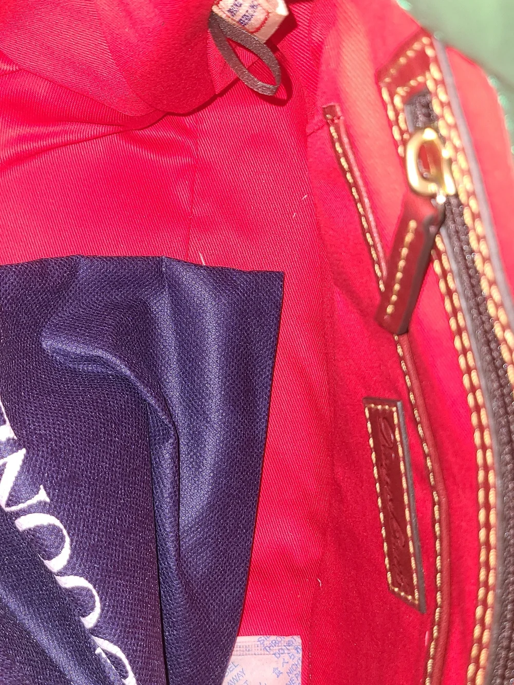 Dooney & Bourke Bordeaux Florentine Satchel 30 with Gold Hardware